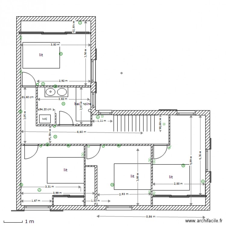 etage 08 2016. Plan de 0 pièce et 0 m2