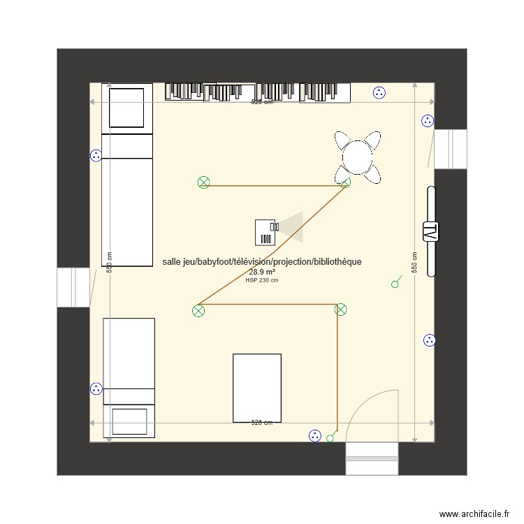 salle de jeux chamblard. Plan de 0 pièce et 0 m2