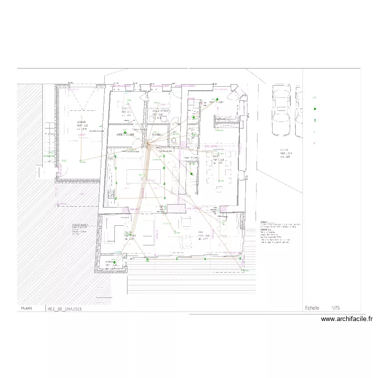 Eclairage rez. Plan de Eclairage rez. Plan de