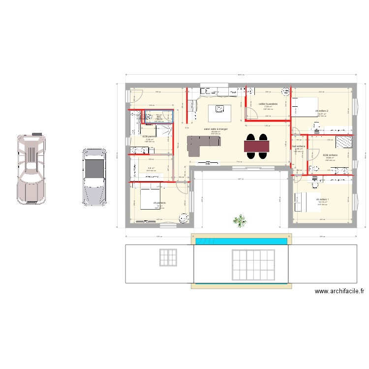 future maison nous. Plan de 0 pièce et 0 m2