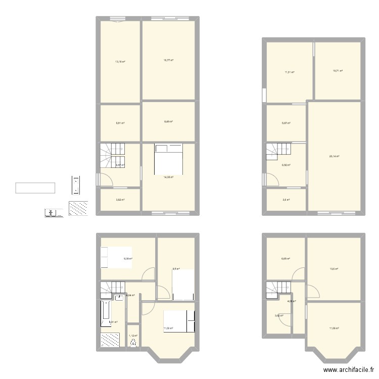 17 Gambetta RDC - 1. Plan de 0 pièce et 0 m2