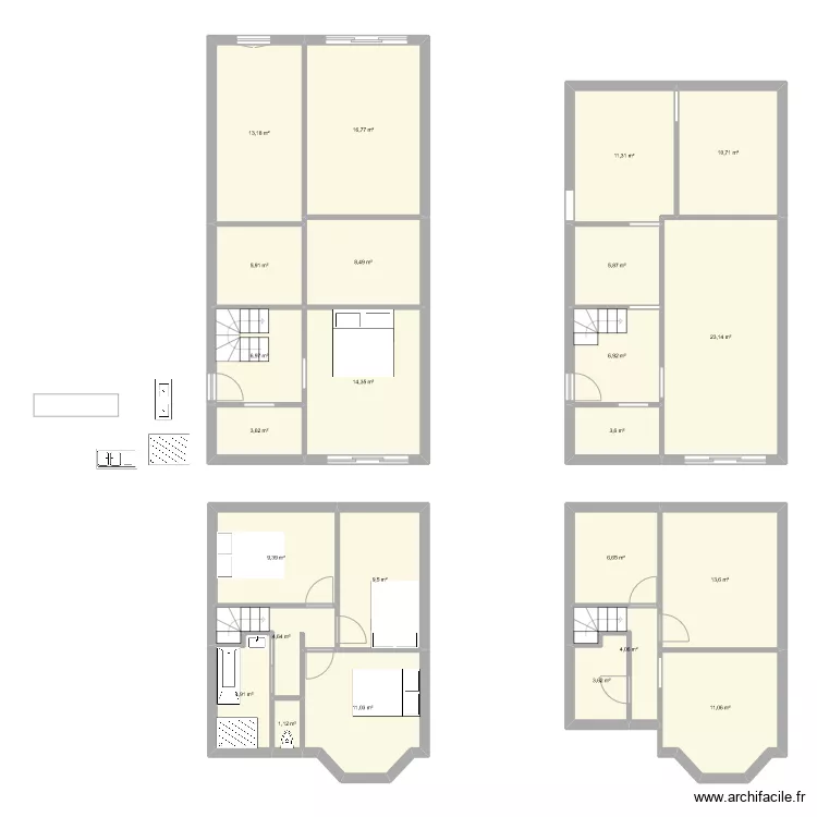 17 Gambetta RDC - 1. Plan de 
