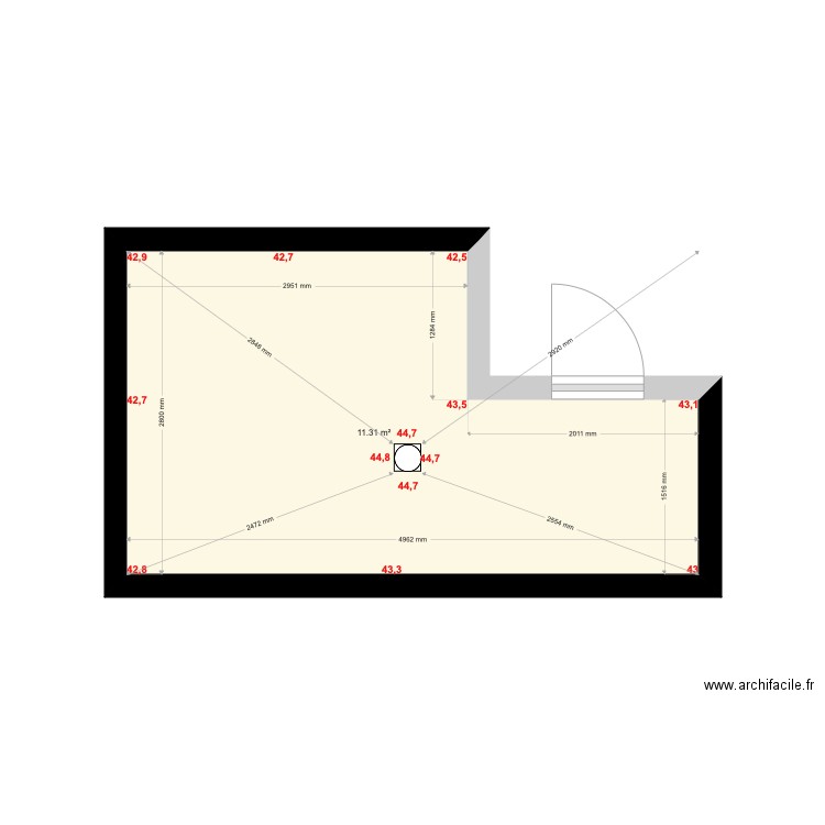 C1 vio. Plan de 0 pièce et 0 m2