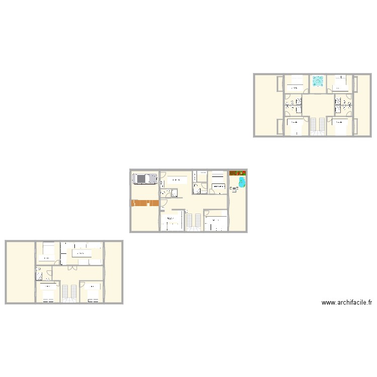 VILLA . Plan de 0 pièce et 0 m2