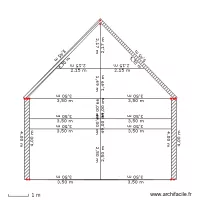 plan de coupe fa&ccedil;ade est