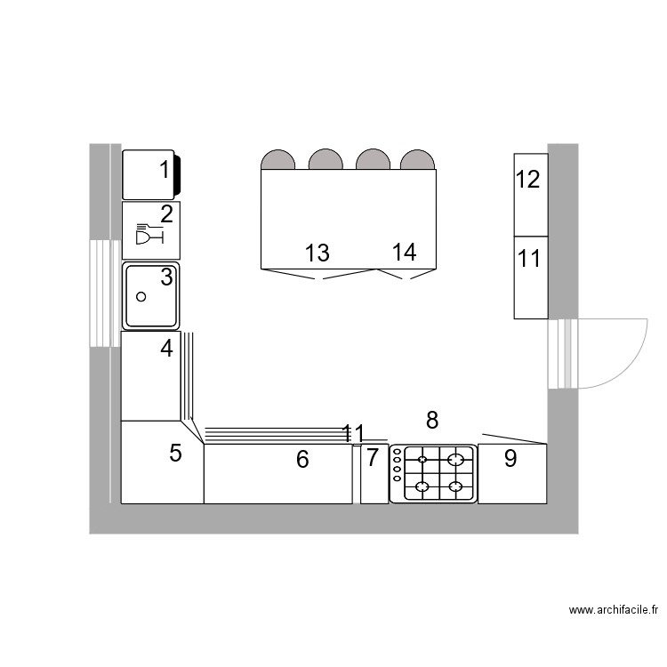 cuisine ROELAFS 3. Plan de 0 pièce et 0 m2