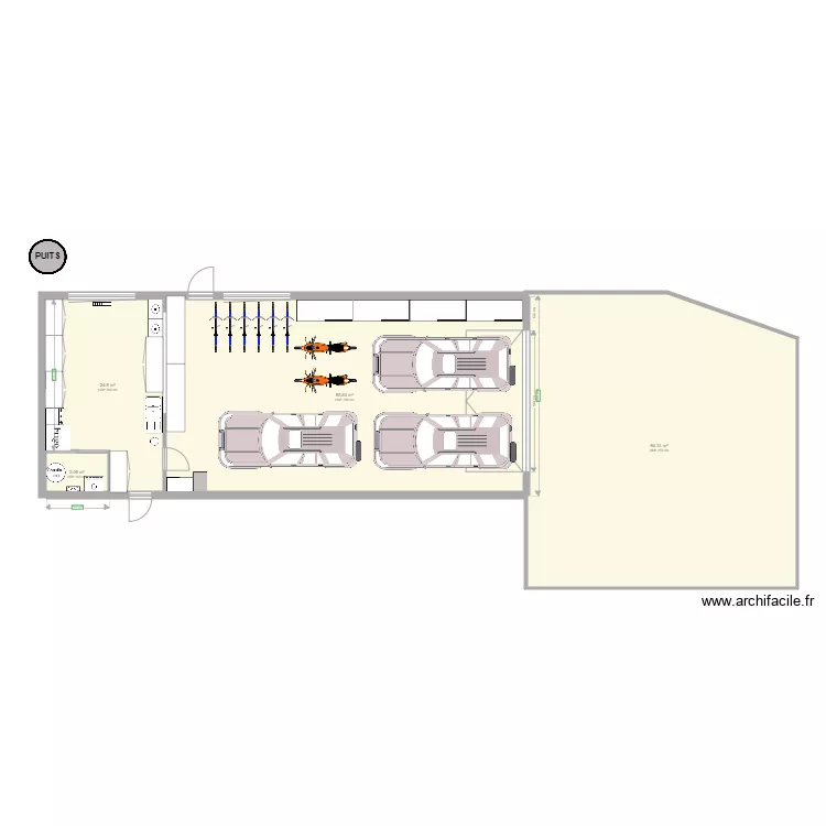 GARAGE VDEF. Plan de 