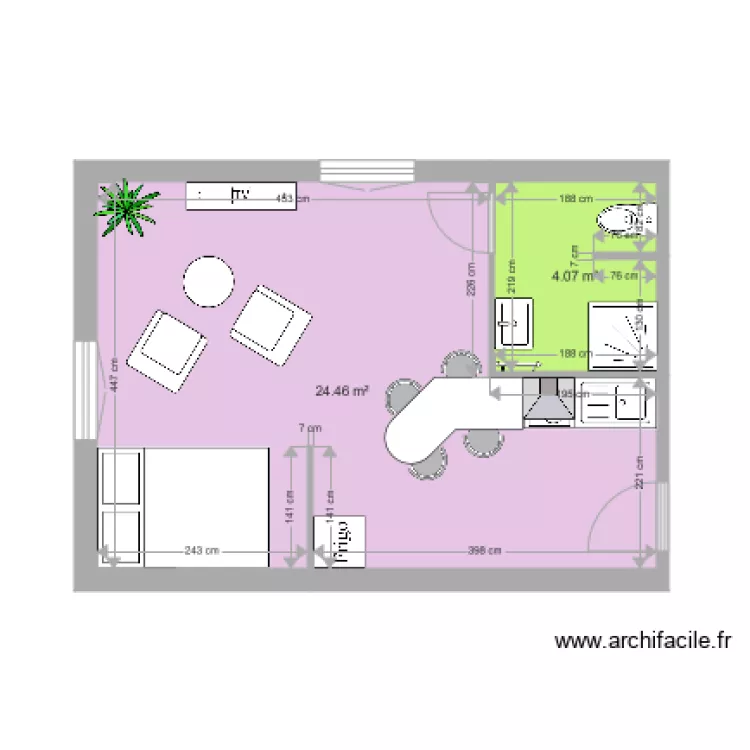 Appartement 1er étage droit b. Plan de Appartement 1er étage droit b. Plan de
