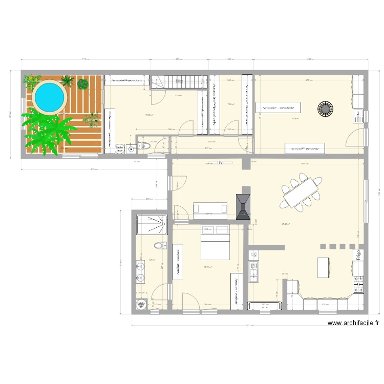 titre. Plan de 0 pièce et 0 m2