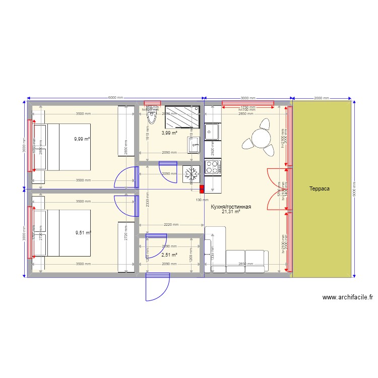 3ка Барн. Plan de 0 pièce et 0 m2