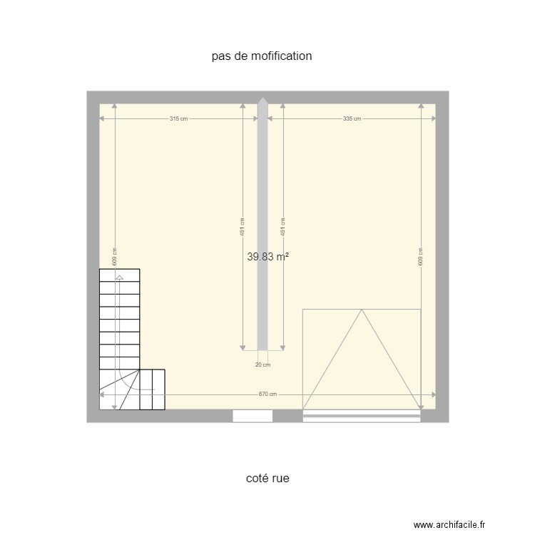 sous sol existant philippe. Plan de 0 pièce et 0 m2