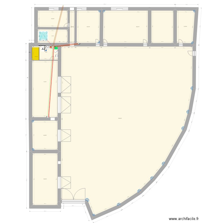 rdch comple petit logis elec. Plan de 10 pièces et 1076 m2