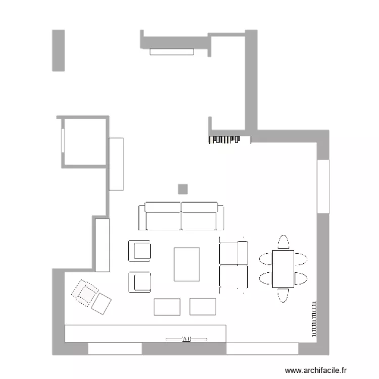 LUIGI STATO DI arredo uno a. Plan de 