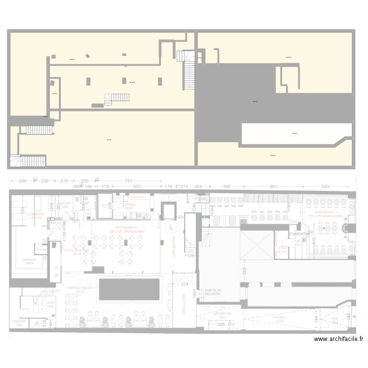 L echapée. Plan de 10 pièces et 569 m2