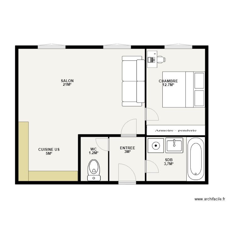 12 HENNER. Plan de 0 pièce et 0 m2