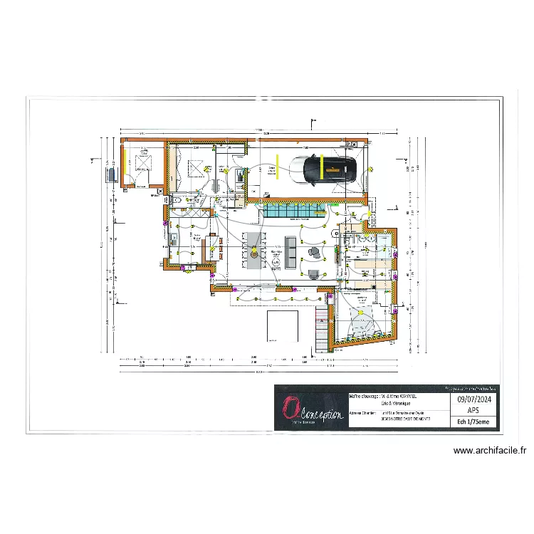 WAYMEL ELEC RDC. Plan de 