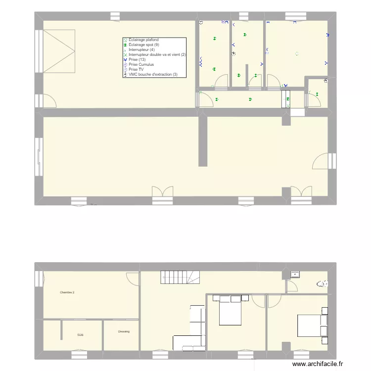 Cleyrac elec . Plan de 