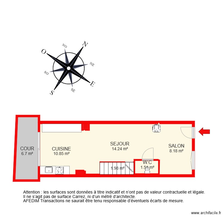 BI 5118 RDC. Plan de 0 pièce et 0 m2