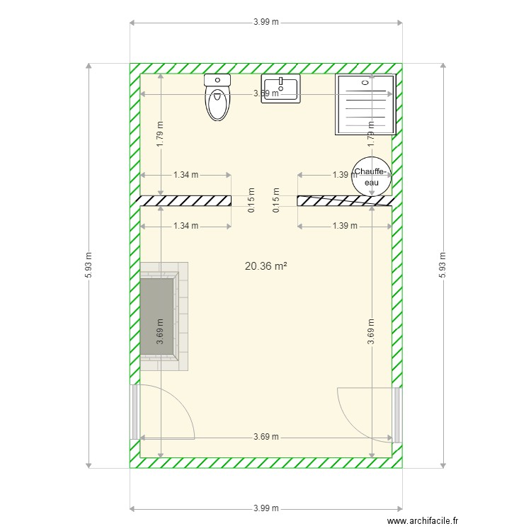 desouza plan actuel. Plan de 0 pièce et 0 m2