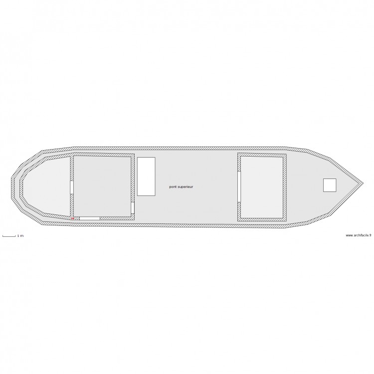 bateau. Plan de 0 pièce et 0 m2