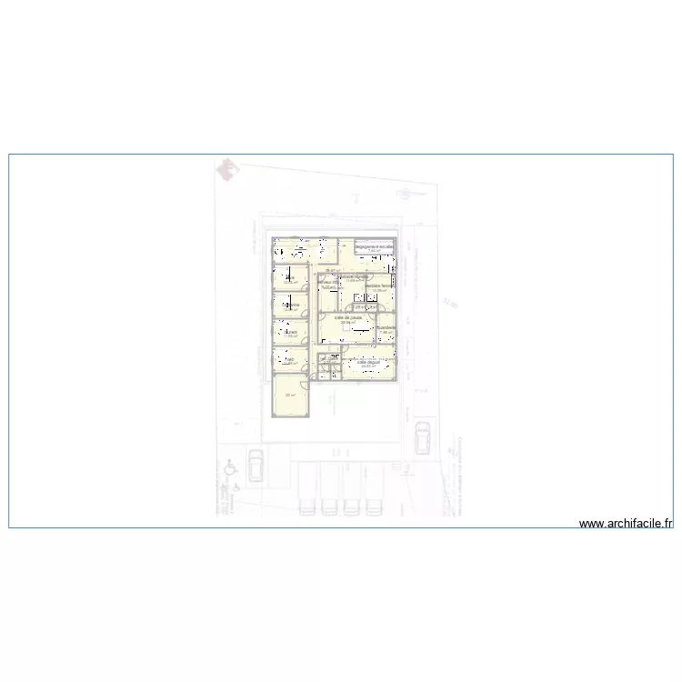 plan montussan v11 rdc. Plan de 