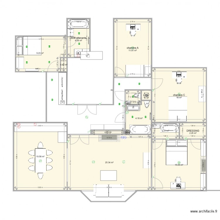 plan DL2. Plan de 0 pièce et 0 m2