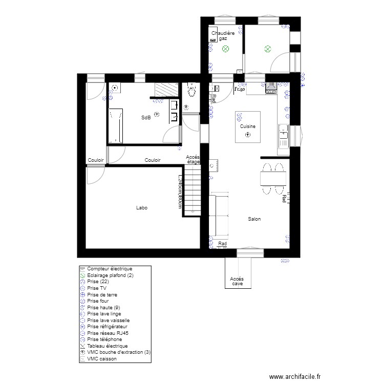 Permis Stéphanie et Killian prises RDC. Plan de 0 pièce et 0 m2