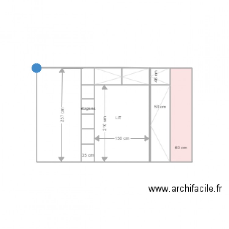 placard lit niogret extérieur. Plan de 0 pièce et 0 m2