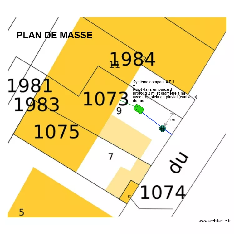 Baras-Touzet. Plan de 