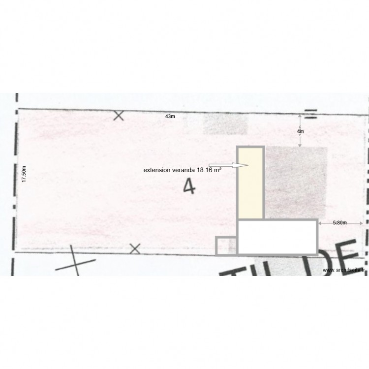 plan cadastrale. Plan de 0 pièce et 0 m2