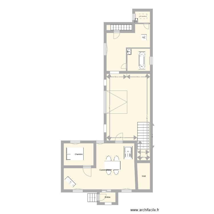 garage. Plan de 0 pièce et 0 m2