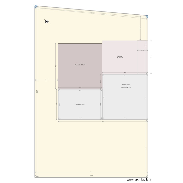 PLAN MASSE NORD EST - PISCINE. Plan de 0 pièce et 0 m2