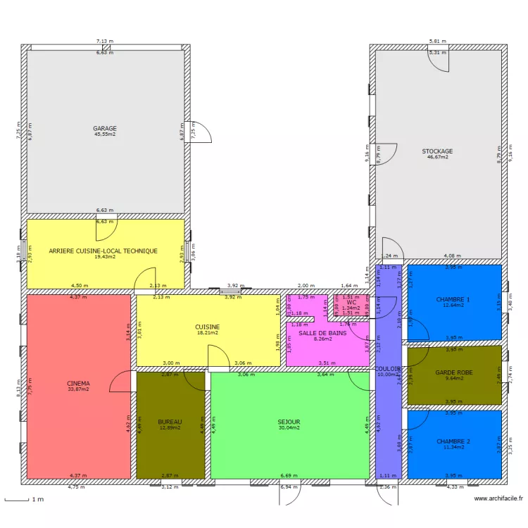 MAISON-PLAN. Plan de 