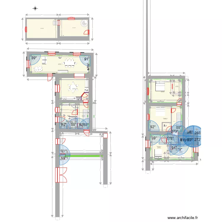 MAISON RANCHAL PLAN AVEC ETAGE 4 CH ET SDB. Plan de 