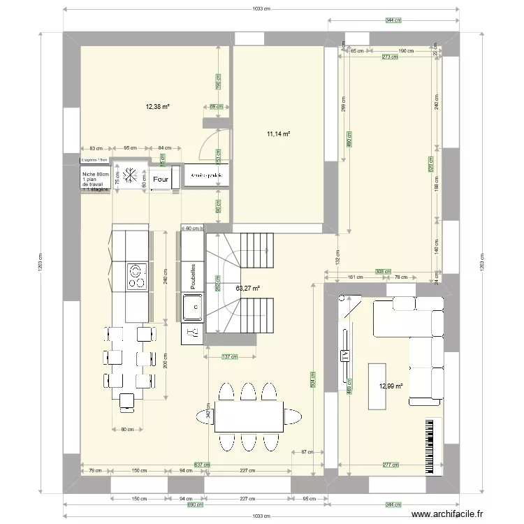 Ayes - Isol 200cm. Plan de 