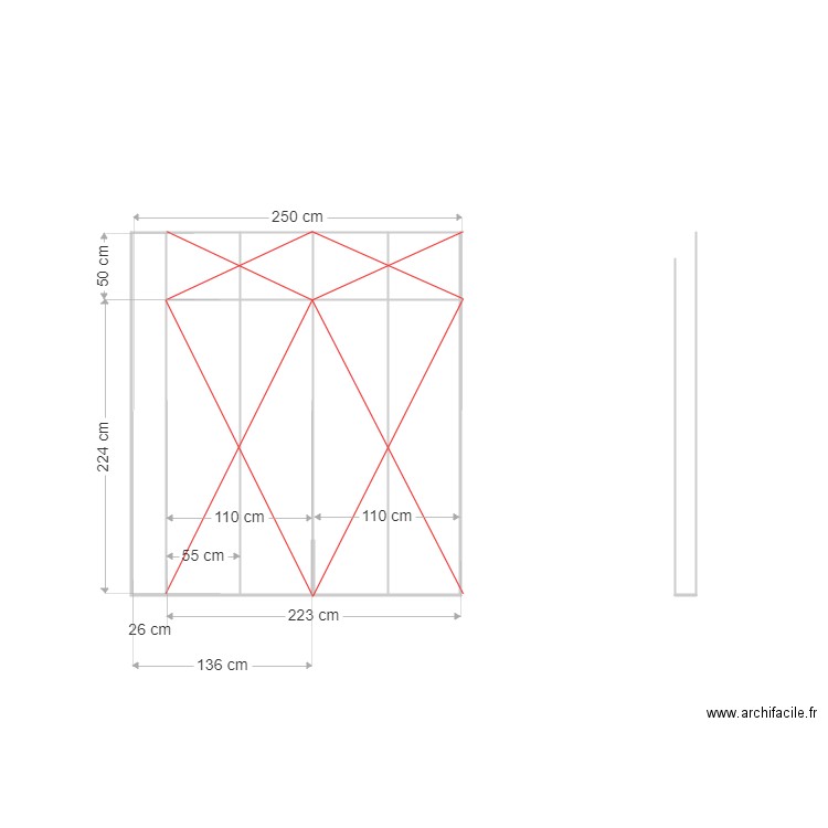 placard chbre 1 ext v3. Plan de 0 pièce et 0 m2