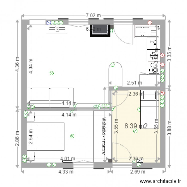 Plan. Plan de 0 pièce et 0 m2