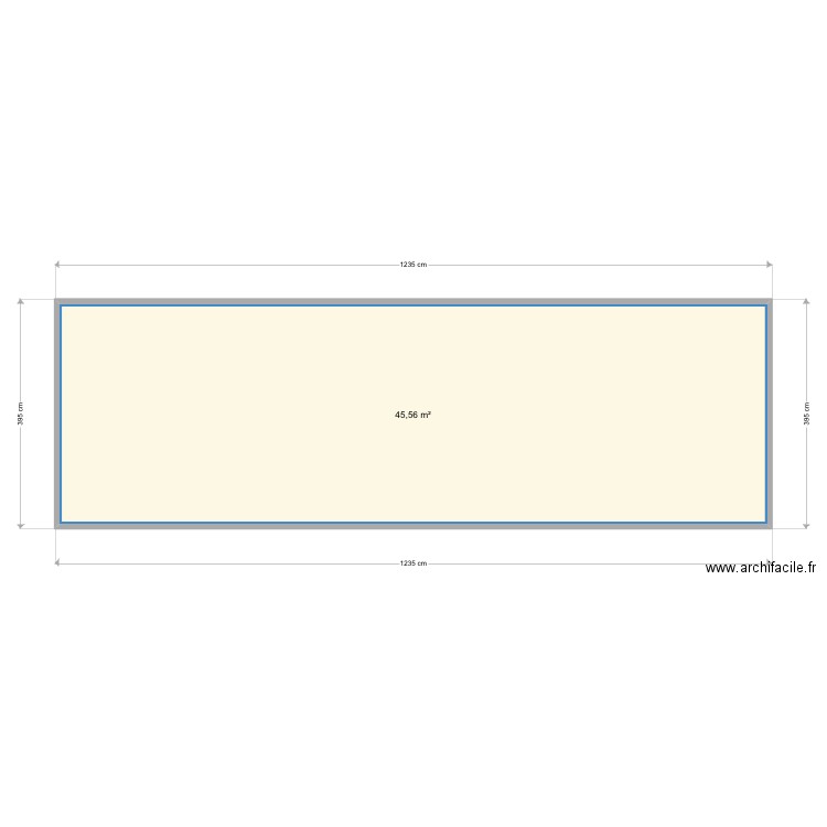 Plan houseboat , coque maison. Plan de 1 pièce et 46 m2