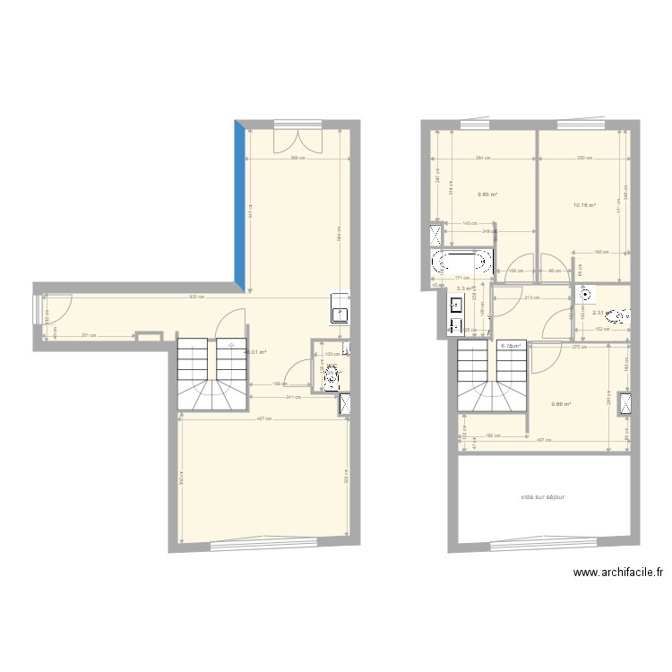 ArtMixDuplexAvecCotes3. Plan de 0 pièce et 0 m2