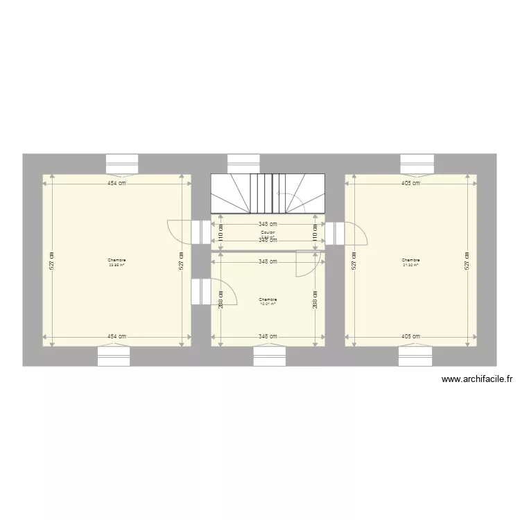 CELLIER. Plan de 