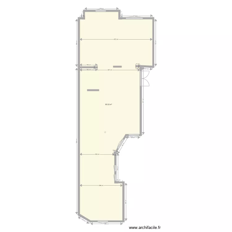 366 Vaugirard Initial. Plan de 