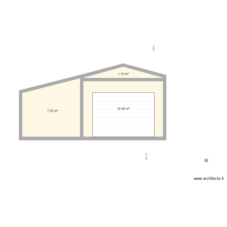 petit garage. Plan de 0 pièce et 0 m2