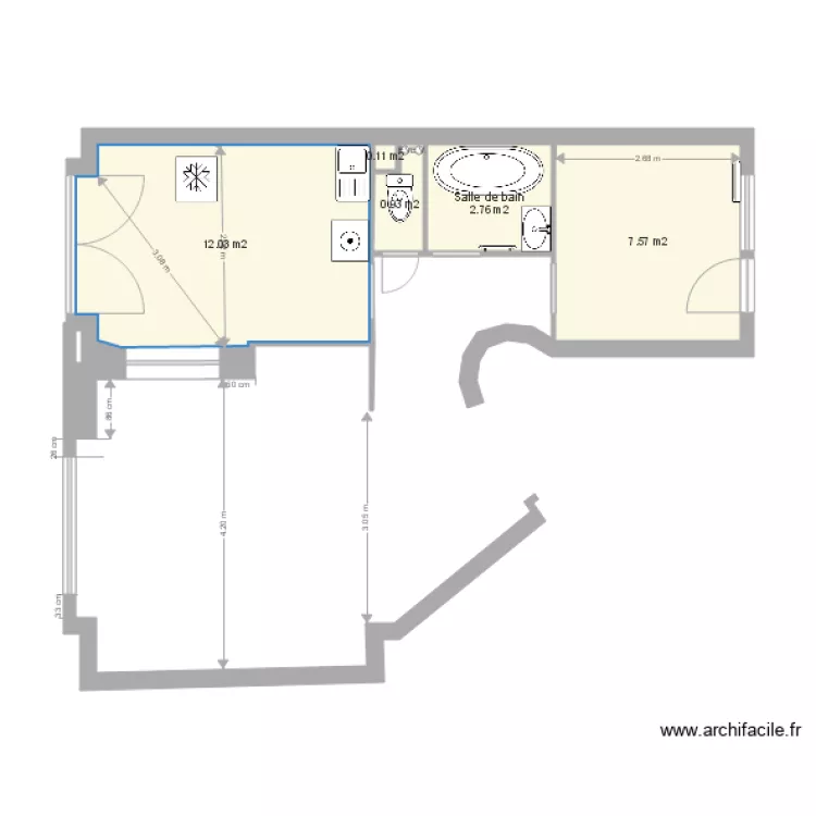 Championnet. Plan de 