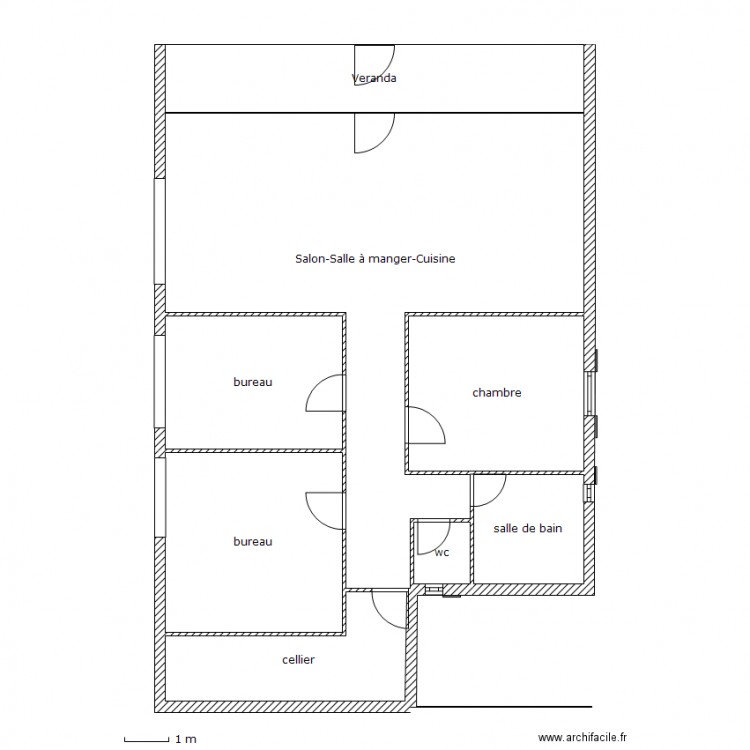 a nous. Plan de 0 pièce et 0 m2