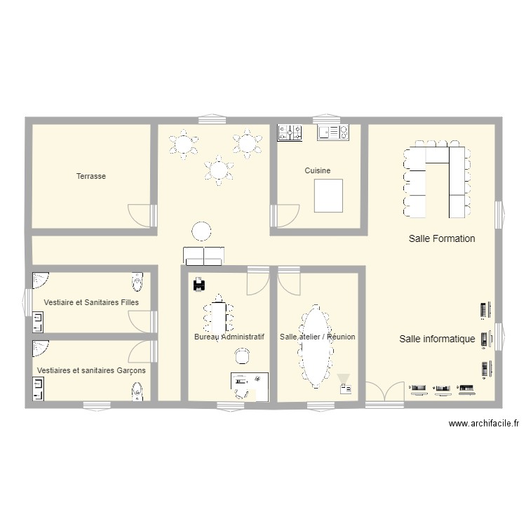 PLAN CENTRE DE FORMATION NDANGALA. Plan de 0 pièce et 0 m2