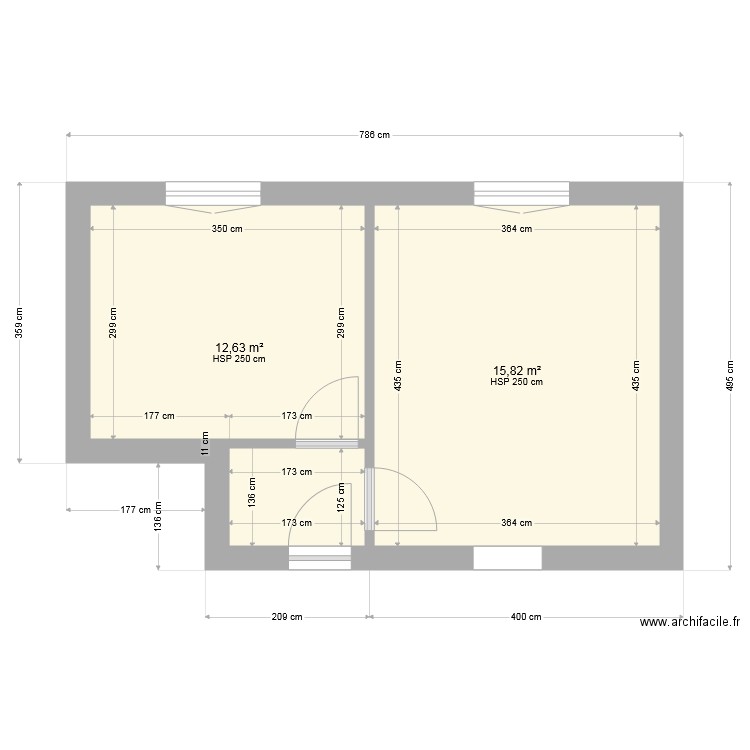 plan appt turpin actuel. Plan de 0 pièce et 0 m2