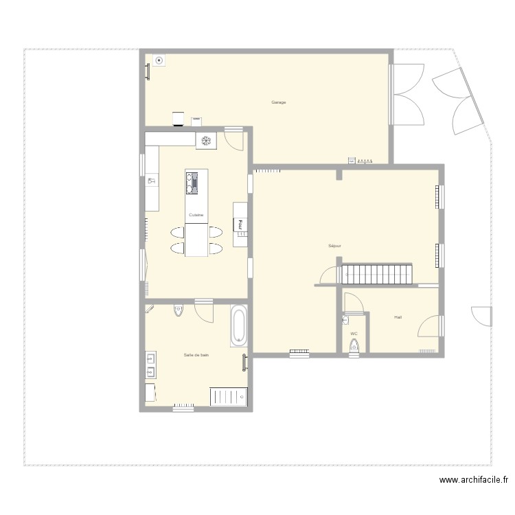 Plan général de l habitation. Plan de 0 pièce et 0 m2