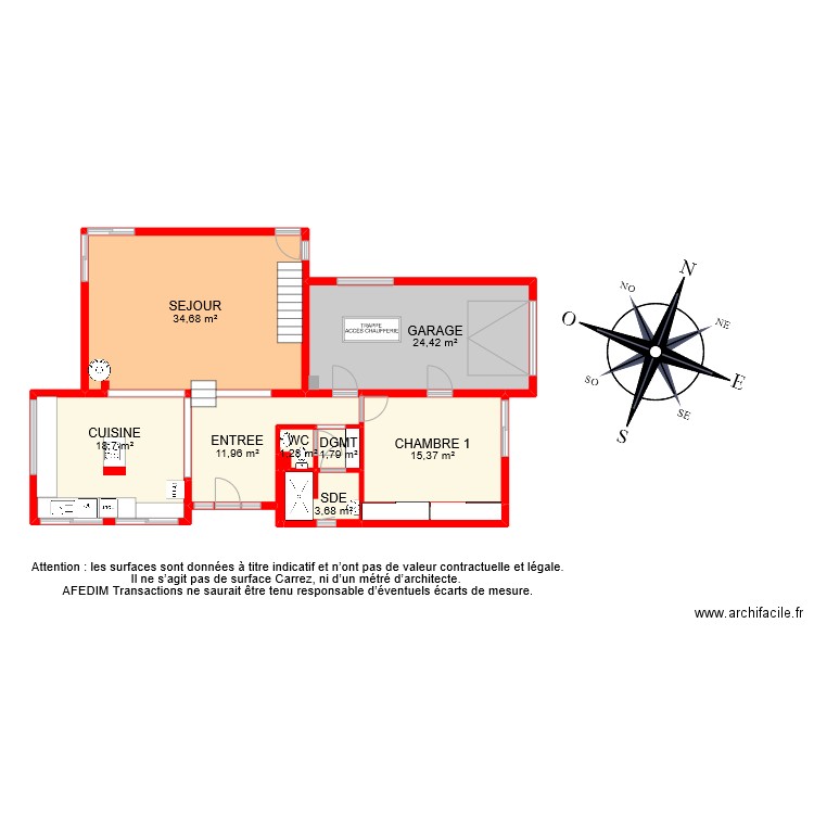 BI 11874 RDC. Plan de 0 pièce et 0 m2
