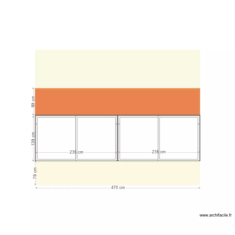 Vue de face Mabrouk. Plan de Vue de face Mabrouk. Plan de