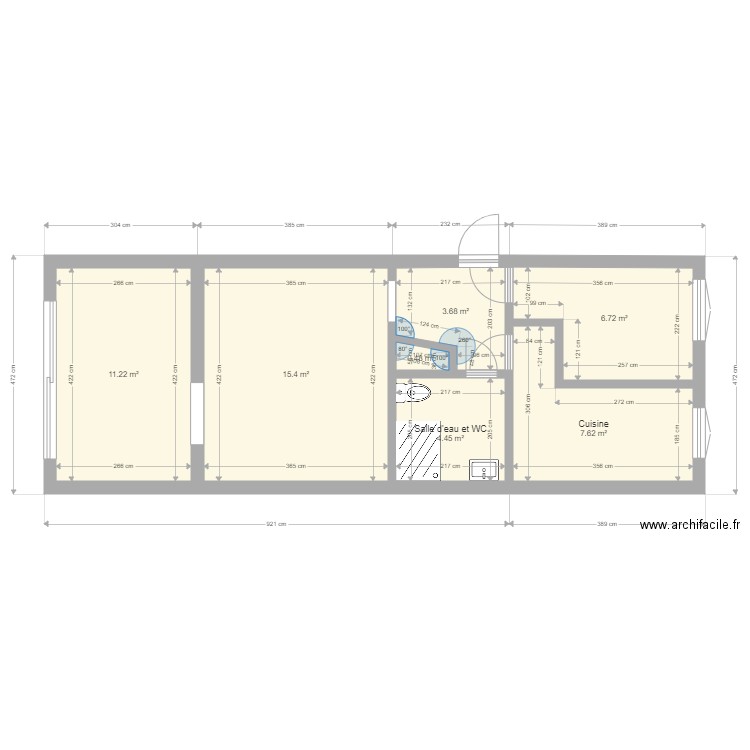 plan 1er étage gauche. Plan de 0 pièce et 0 m2